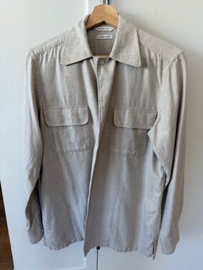 Suitsupply Light Beige Shirt Jacket